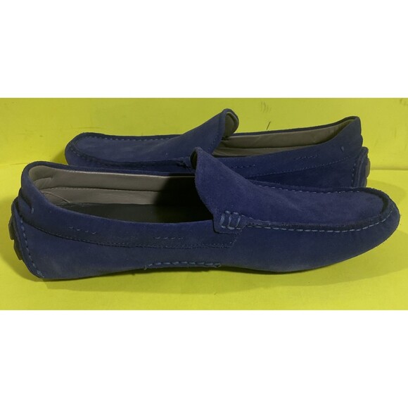 Hugo Boss Men’s Suede Loafers Blue Size 11.5 main image 5